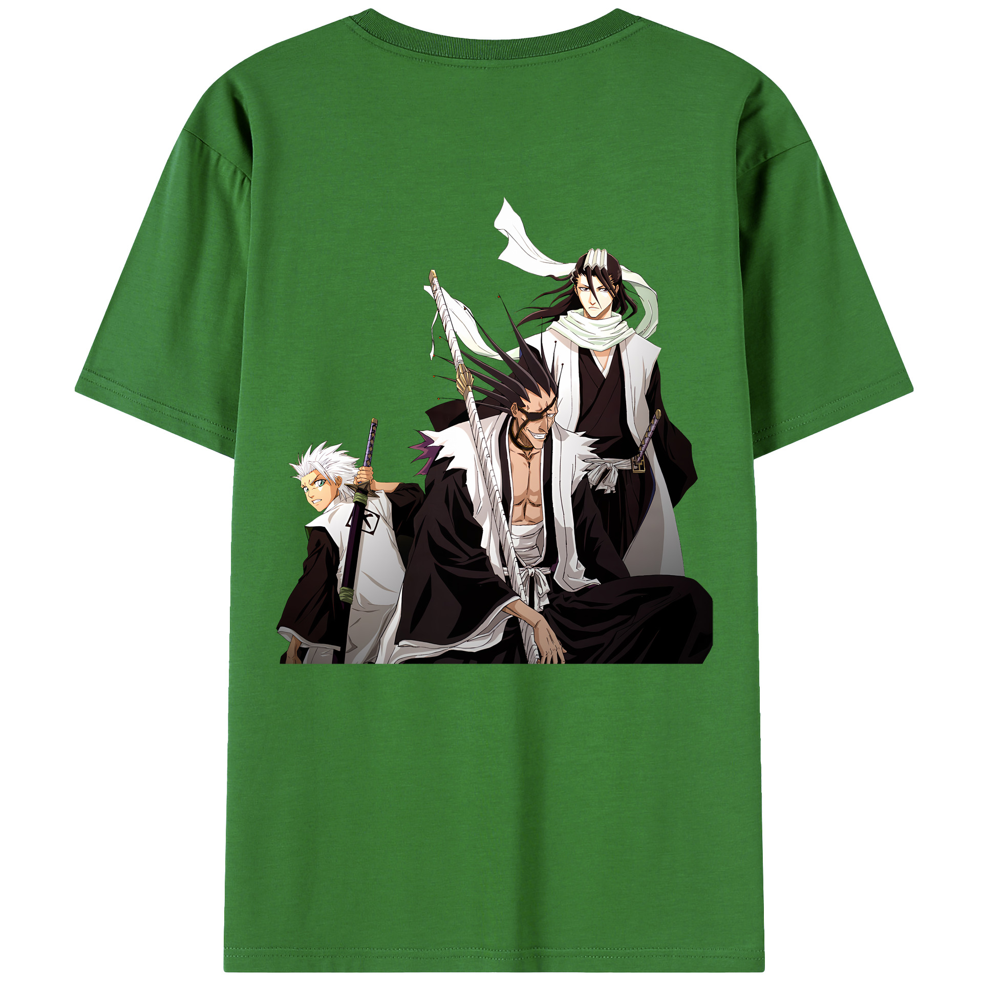 （画像用） ブリーチ ざらき けんぱち BLEACH Zaraki Kenpachi レディース半袖Tシャツ(バックプリント)